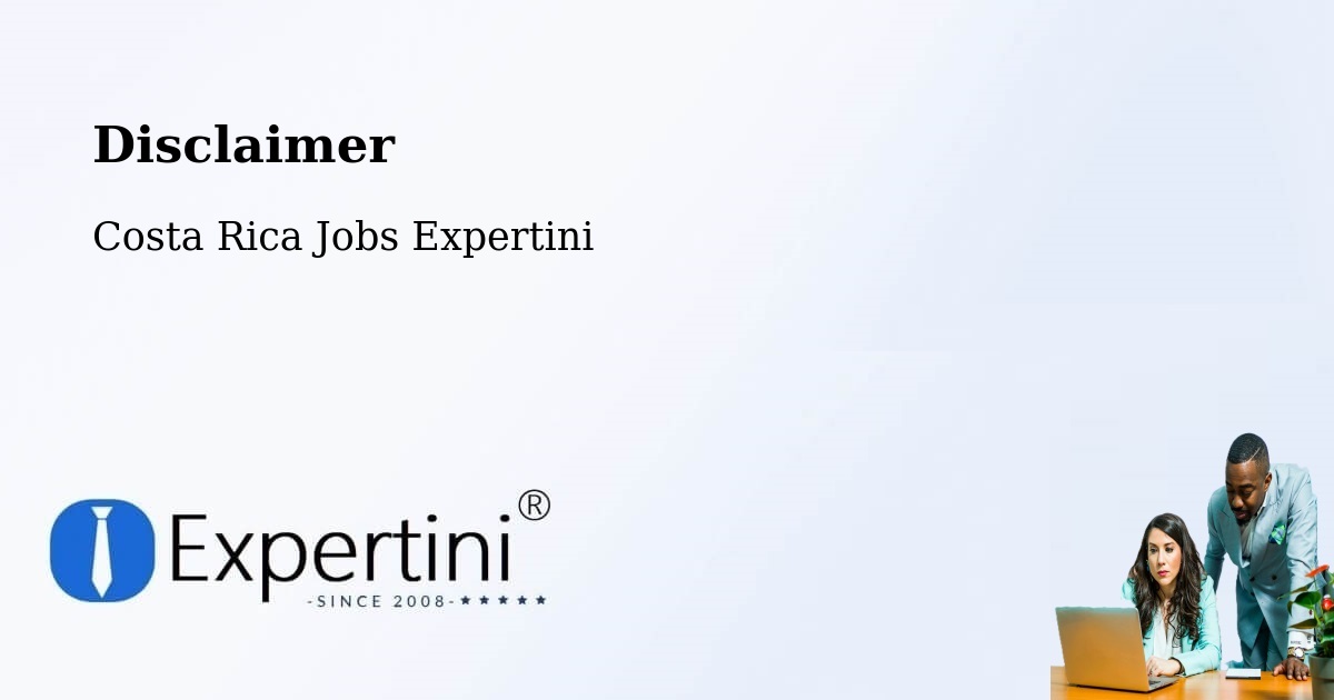 Disclaimer – Zarcero - Costa Rica Jobs Expertini